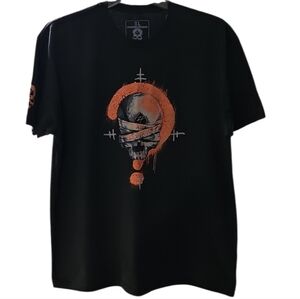 💀Zero Foxtrot Black Shortsleeve Graphic Crewneck Tee. Men's Size: XL.